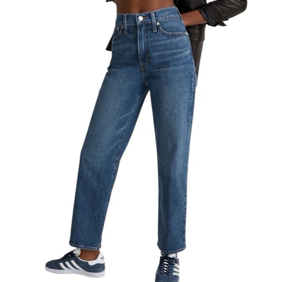 Madewell The Perfect Vintage Straight Leg Jeans Mayfield Wash Size 33 Classic - Picture 1 of 10
